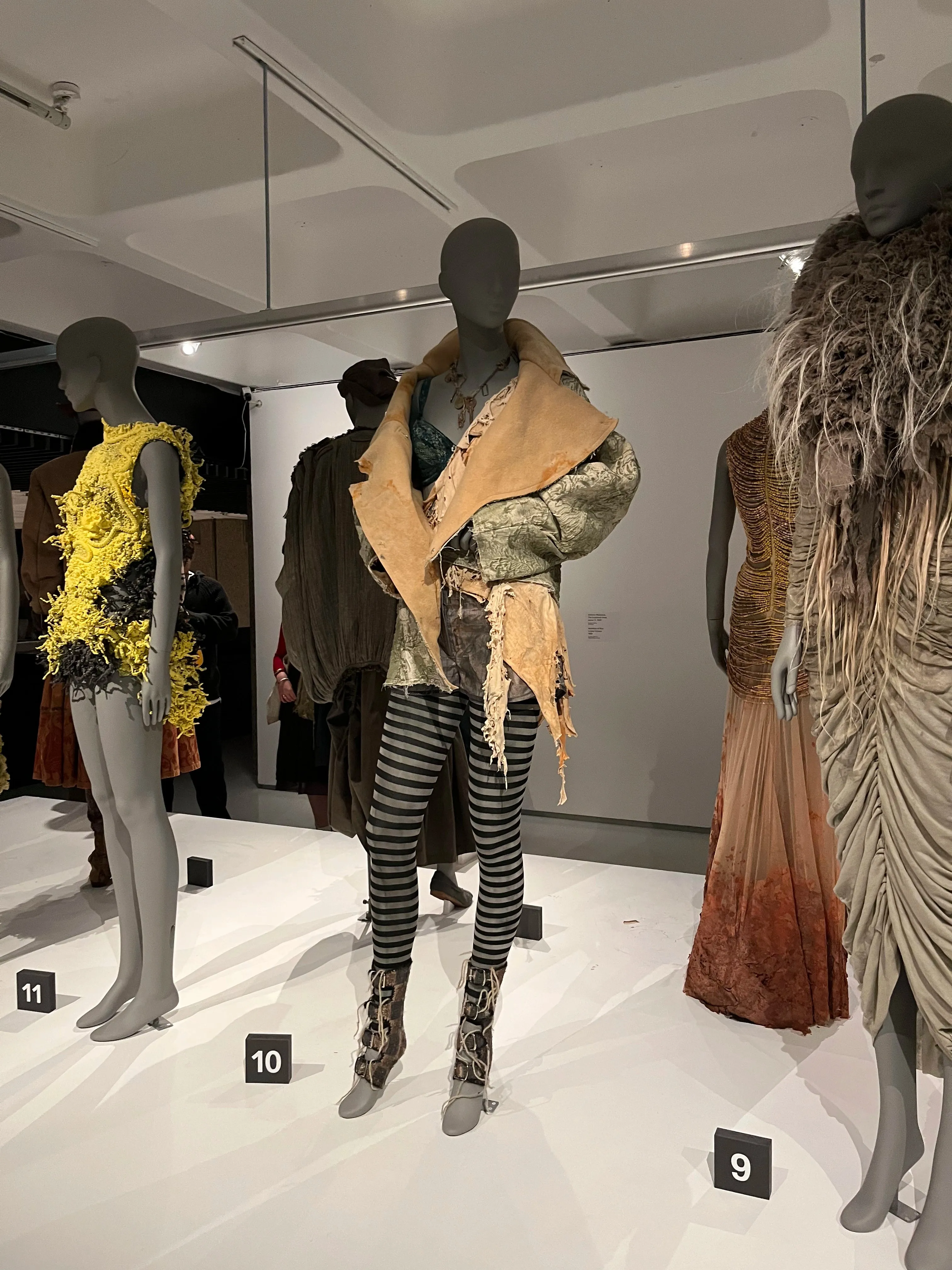 'Hibernating Hopes' Final Runway Look at Dirty Looks: Desire and Decay in Fashion Barbican Art Gallery