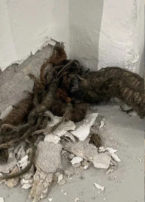 'Dont worry, It will grow on you', Textile Installation Nikolaj Kunsthal