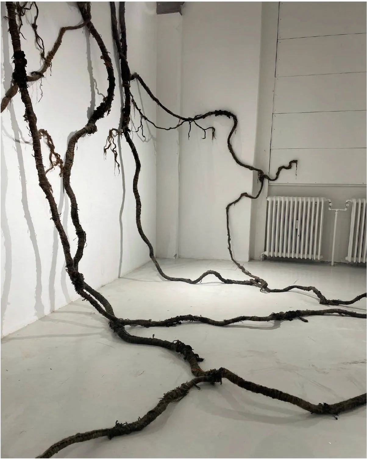 'Dont worry, It will grow on you', Textile Installation Nikolaj Kunsthal