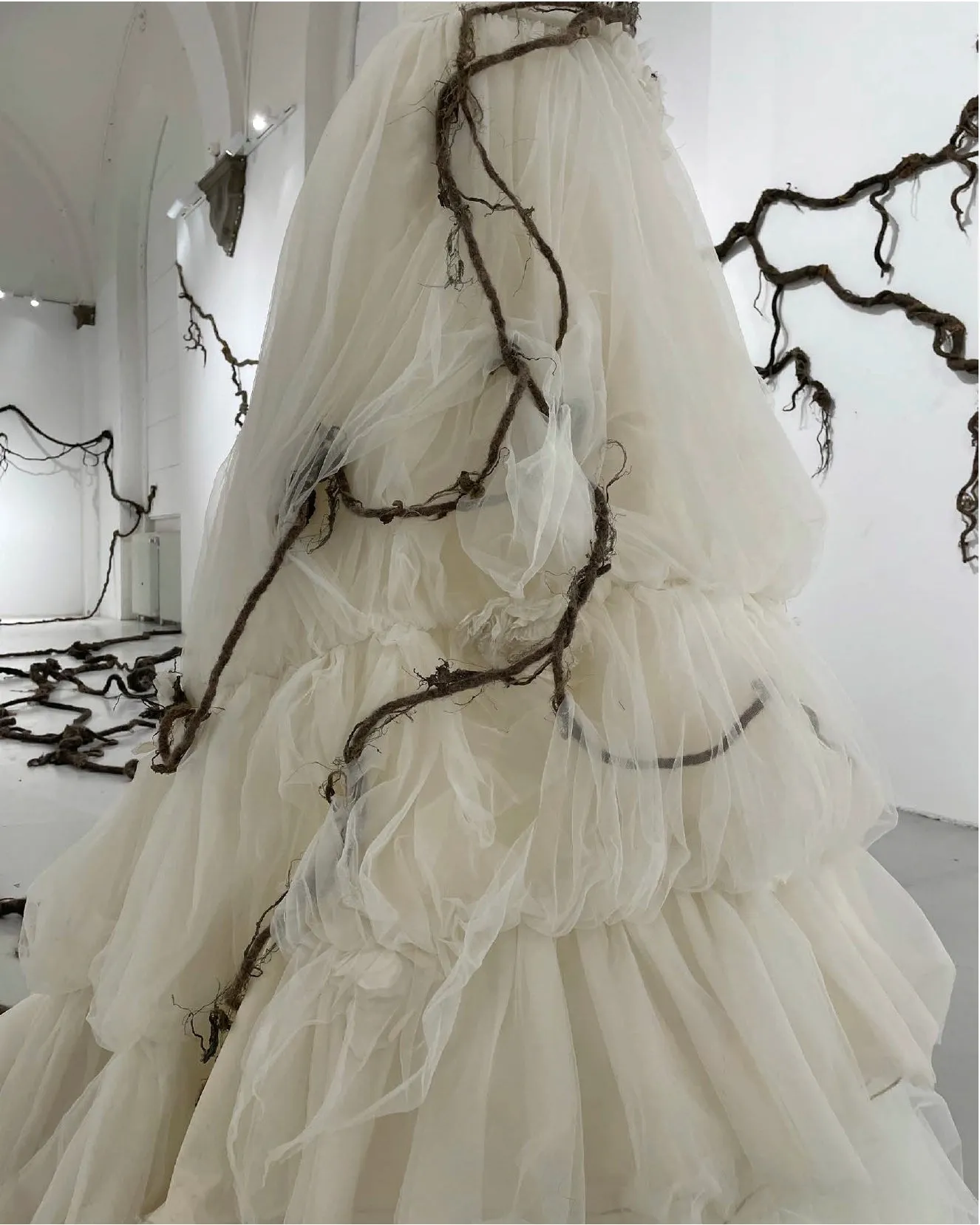 'Dont worry, It will grow on you', Textile Installation Nikolaj Kunsthal