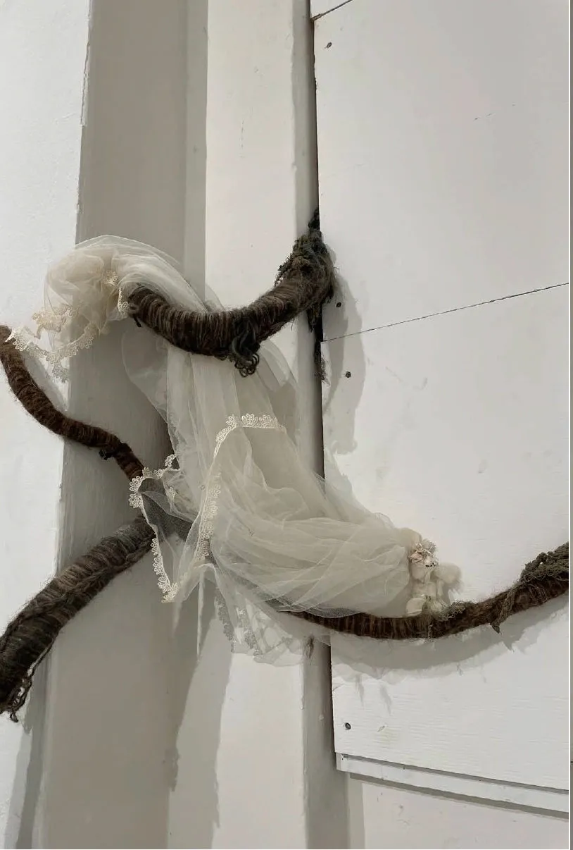 'Dont worry, It will grow on you', Textile Installation Nikolaj Kunsthal